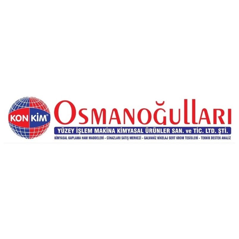 Osmanoğulları Yüzey İşlem Madeni Eşya Otomotiv Makina İnşaat Kimyasal Ürünler San. Ve Tic. Ltd. Şti. Osmanoğulları Yüzey İşlem Madeni Eşya Otomotiv Makina İnşaat Kimyasal Ürünler San. Ve Tic. Ltd. Şti.