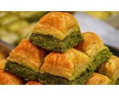 Multilayered Flaky Pastry With Walnuts, Pistachios Etc