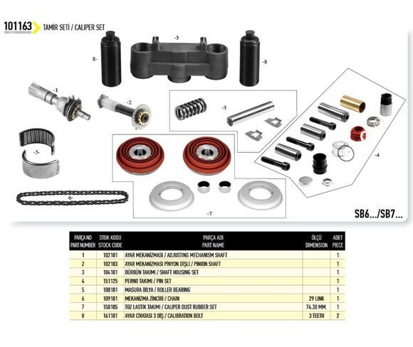CALIPER SET
